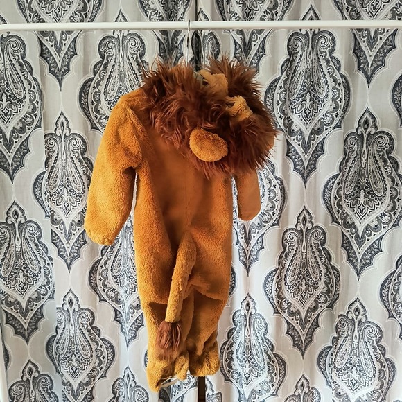 Going Wild Baby Toddler Roar Hooded Plush Brown Lion Costume Size US 18M - Picture 3 of 5